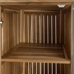 Casa si Gradina - Gradina si terasa - Mobilier exterior - Dulapuri si lazi depozitare exterior - Dulapior de bucatarie pentru gradina, lemn de salcam, natural, ALIENA TYP 3 - Infinity.ro