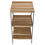 Casa si Gradina - Gradina si terasa - Mobilier exterior - Mese gradina - Insula de bucatarie pentru gradina cu chiuveta, lemn de salcam, naturala/gri, FLAVIA TYP 3 - Infinity.ro