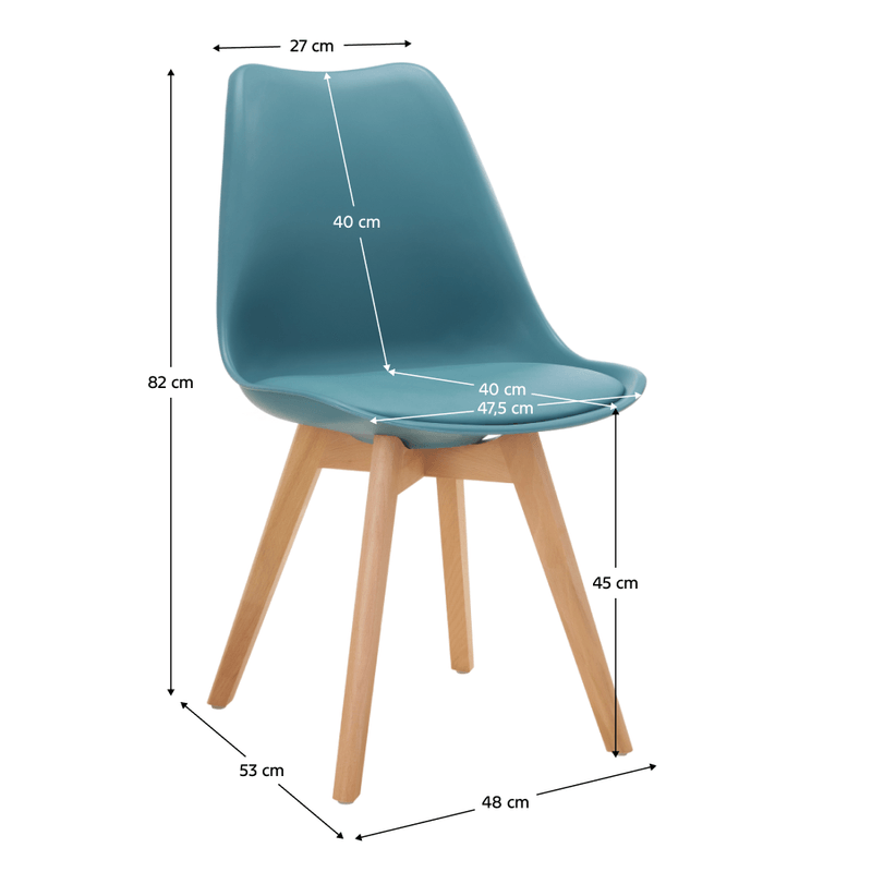 Casa si Gradina - Mobilier - Scaune si fotolii - Scaune - Scaun, petrol/fag, BALI 3 NEW - Infinity.ro
