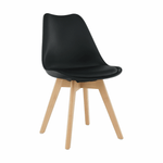 Casa si Gradina - Mobilier - Scaune si fotolii - Scaune - Scaun, negru/fag, BALI 3 NEW - Infinity.ro
