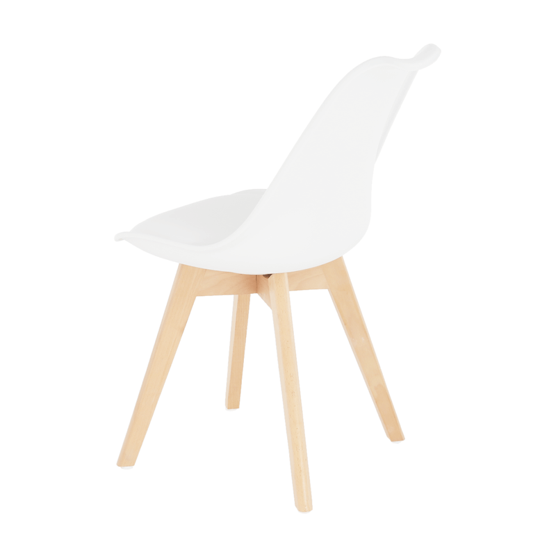 Casa si Gradina - Mobilier - Scaune si fotolii - Scaune - Scaun, alb/fag, BALI 3 NEW - Infinity.ro