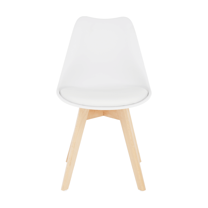 Casa si Gradina - Mobilier - Scaune si fotolii - Scaune - Scaun, alb/fag, BALI 3 NEW - Infinity.ro