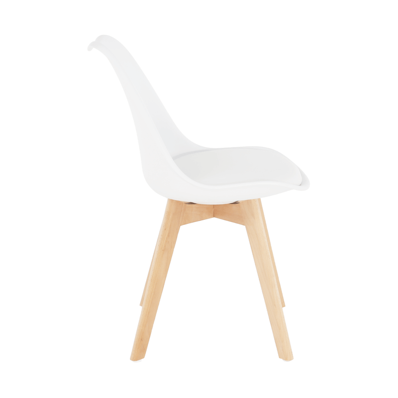 Casa si Gradina - Mobilier - Scaune si fotolii - Scaune - Scaun, alb/fag, BALI 3 NEW - Infinity.ro