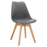 Casa si Gradina - Mobilier - Scaune si fotolii - Scaune - Scaun, gri/fag, BALI 3 NEW - Infinity.ro