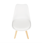 Casa si Gradina - Mobilier - Scaune si fotolii - Scaune - Scaun, alb/fag, BALI 3 NEW - Infinity.ro