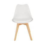 Casa si Gradina - Mobilier - Scaune si fotolii - Scaune - Scaun, alb/fag, BALI 3 NEW - Infinity.ro