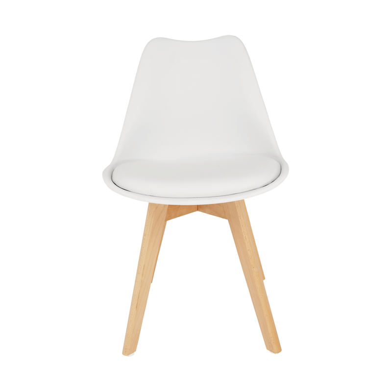 Casa si Gradina - Mobilier - Scaune si fotolii - Scaune - Scaun, alb/fag, BALI 3 NEW - Infinity.ro