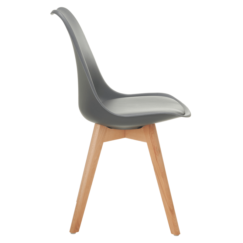 Casa si Gradina - Mobilier - Scaune si fotolii - Scaune - Scaun, gri/fag, BALI 3 NEW - Infinity.ro
