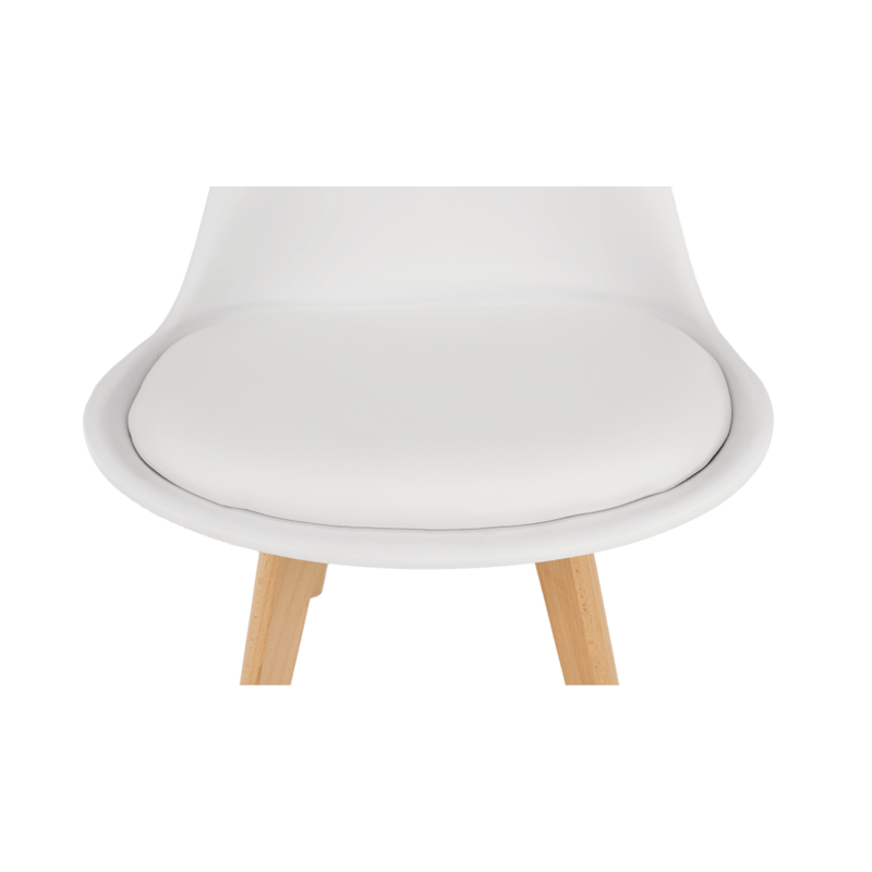 Casa si Gradina - Mobilier - Scaune si fotolii - Scaune - Scaun, alb/fag, BALI 3 NEW - Infinity.ro