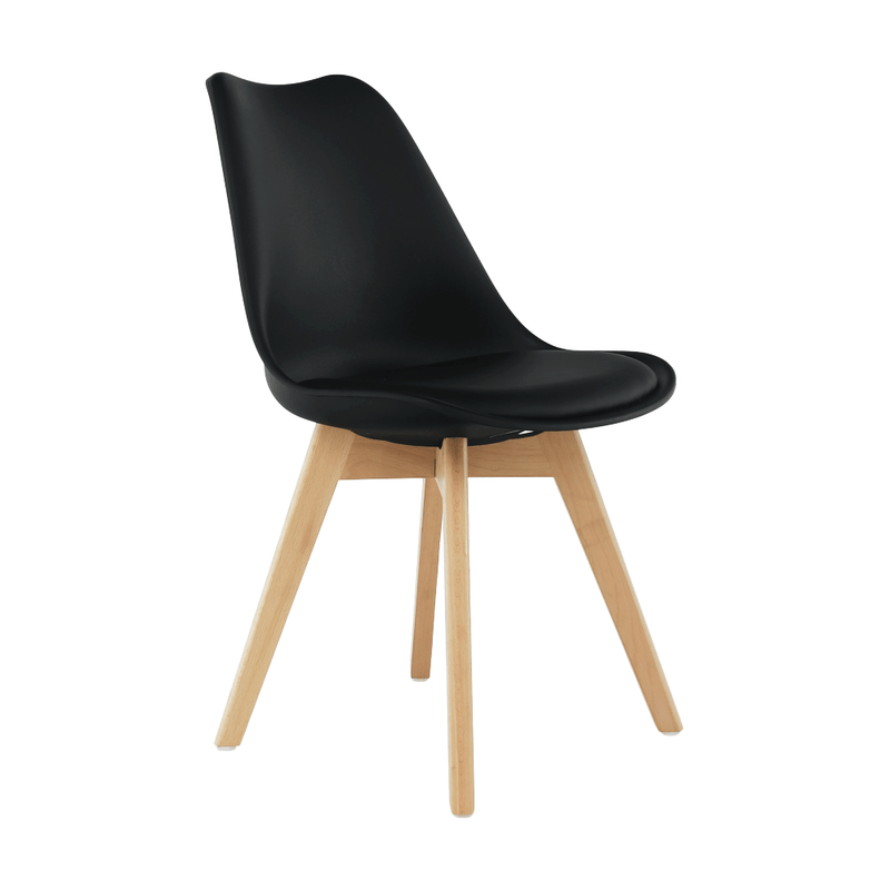 Casa si Gradina - Mobilier - Scaune si fotolii - Scaune - Scaun, negru/fag, BALI 3 NEW - Infinity.ro
