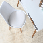 Casa si Gradina - Mobilier - Scaune si fotolii - Scaune - Scaun, alb/fag, BALI 3 NEW - Infinity.ro
