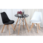 Casa si Gradina - Mobilier - Scaune si fotolii - Scaune - Scaun, alb/fag, BALI 3 NEW - Infinity.ro