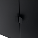 Casa si Gradina - Gradina si terasa - Mobilier exterior - Dulapuri si lazi depozitare exterior - Dulapior de bucatarie de gradina, otel, negru, INES TYP 3 - Infinity.ro