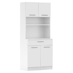 Casa si Gradina - Mobilier - Comode si corpuri - Corpuri bucatarie - Dulap de bucatarie cu patru usi, alb, DOMIS NEW - Infinity.ro