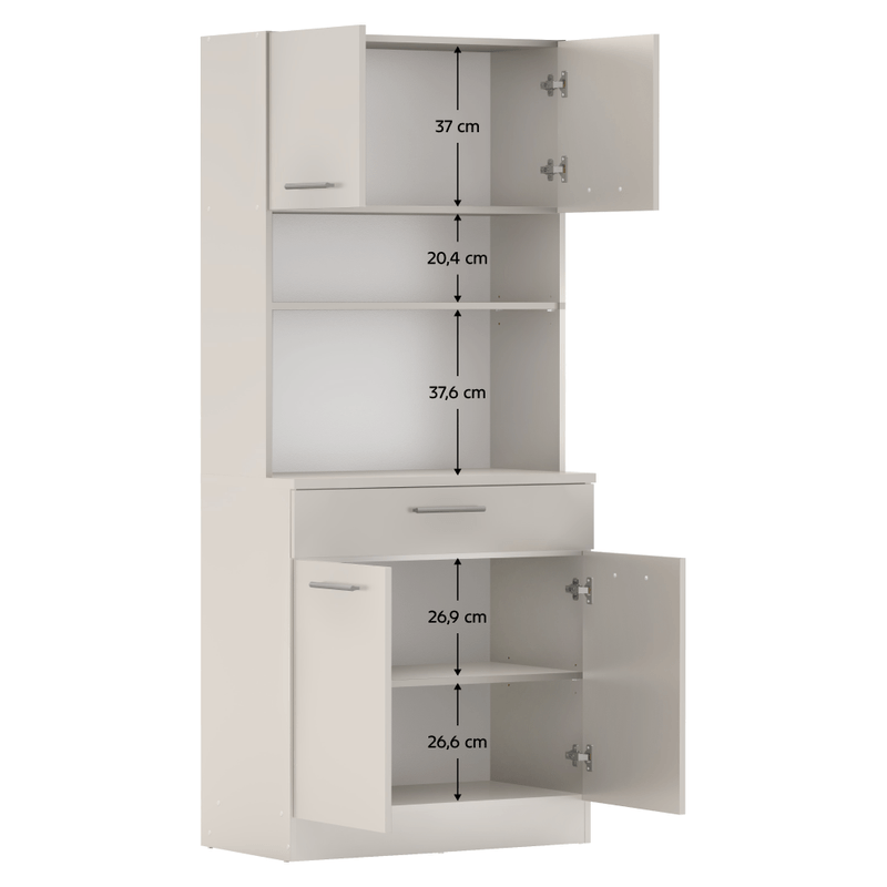 Casa si Gradina - Mobilier - Comode si corpuri - Corpuri bucatarie - Dulap de bucatarie cu patru usi, casmir, DOMIS NEW - Infinity.ro