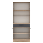 Casa si Gradina - Mobilier - Comode si corpuri - Corpuri bucatarie - Dulap de bucatarie cu patru usi, stejar artisan/grafit, DOMIS NEW - Infinity.ro