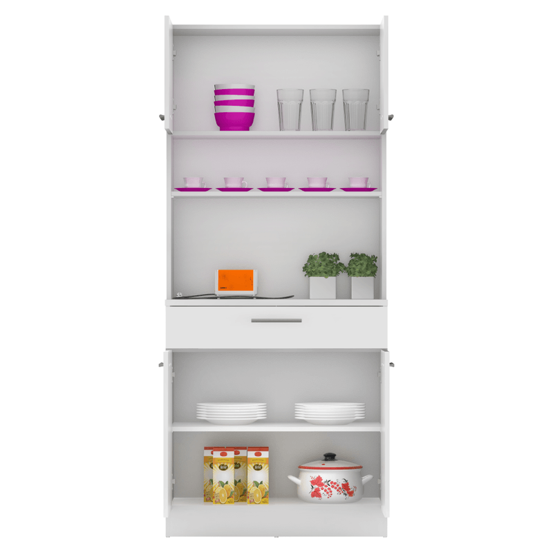 Casa si Gradina - Mobilier - Comode si corpuri - Corpuri bucatarie - Dulap de bucatarie cu patru usi, alb, DOMIS NEW - Infinity.ro