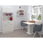 Casa si Gradina - Mobilier - Comode si corpuri - Corpuri bucatarie - Dulap de bucatarie cu patru usi, alb, DOMIS NEW - Infinity.ro