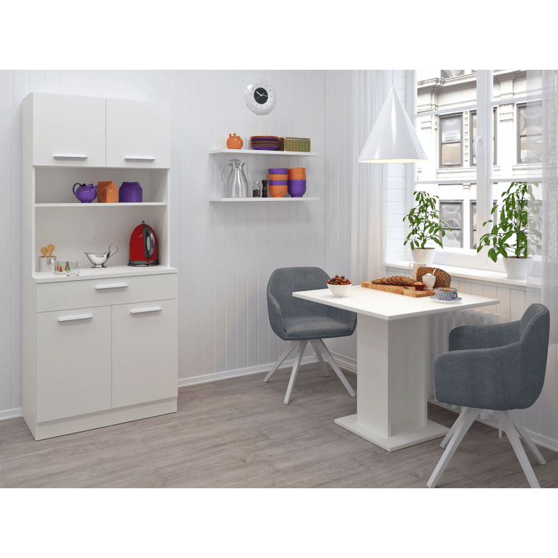 Casa si Gradina - Mobilier - Comode si corpuri - Corpuri bucatarie - Dulap de bucatarie cu patru usi, alb, DOMIS NEW - Infinity.ro