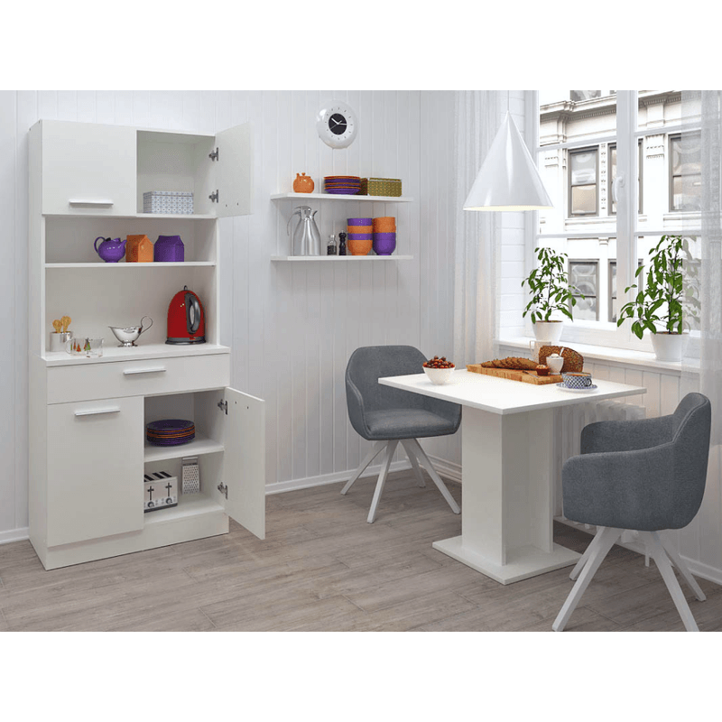 Casa si Gradina - Mobilier - Comode si corpuri - Corpuri bucatarie - Dulap de bucatarie cu patru usi, alb, DOMIS NEW - Infinity.ro