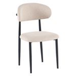 Casa si Gradina - Mobilier - Scaune si fotolii - Scaune - Scaun de sufragerie, tesatura bej/negru, ZAJDA TYP 1 - Infinity.ro