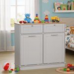 Casa si Gradina - Mobilier - Comode si corpuri - Corpuri bucatarie - Dulap basculant cu cos de gunoi, gri/bambus, DELINS TYP 2 - Infinity.ro