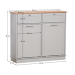 Casa si Gradina - Mobilier - Comode si corpuri - Corpuri bucatarie - Dulap basculant cu cos de gunoi, gri/bambus, DELINS TYP 2 - Infinity.ro