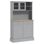 Casa si Gradina - Mobilier - Comode si corpuri - Corpuri bucatarie - Bufet cu usi rabatabile, gri/stejar, DUOM - Infinity.ro