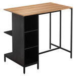 Casa si Gradina - Mobilier - Comode si corpuri - Corpuri bucatarie - Insula de bucatarie, 100x60 cm, stejar/negru, FIGO - Infinity.ro