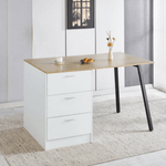 Casa si Gradina - Mobilier - Comode si corpuri - Corpuri bucatarie - Insula de bucatarie, 150x90 cm, stejar/alb/negru, XILO - Infinity.ro