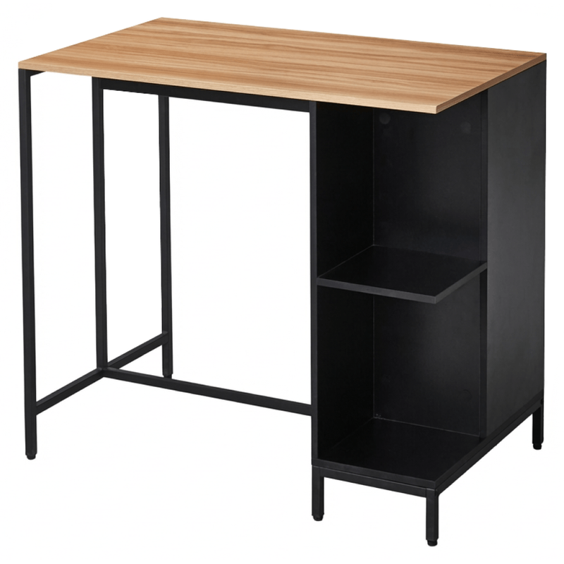 Casa si Gradina - Mobilier - Comode si corpuri - Corpuri bucatarie - Insula de bucatarie, 100x60 cm, stejar/negru, FIGO - Infinity.ro