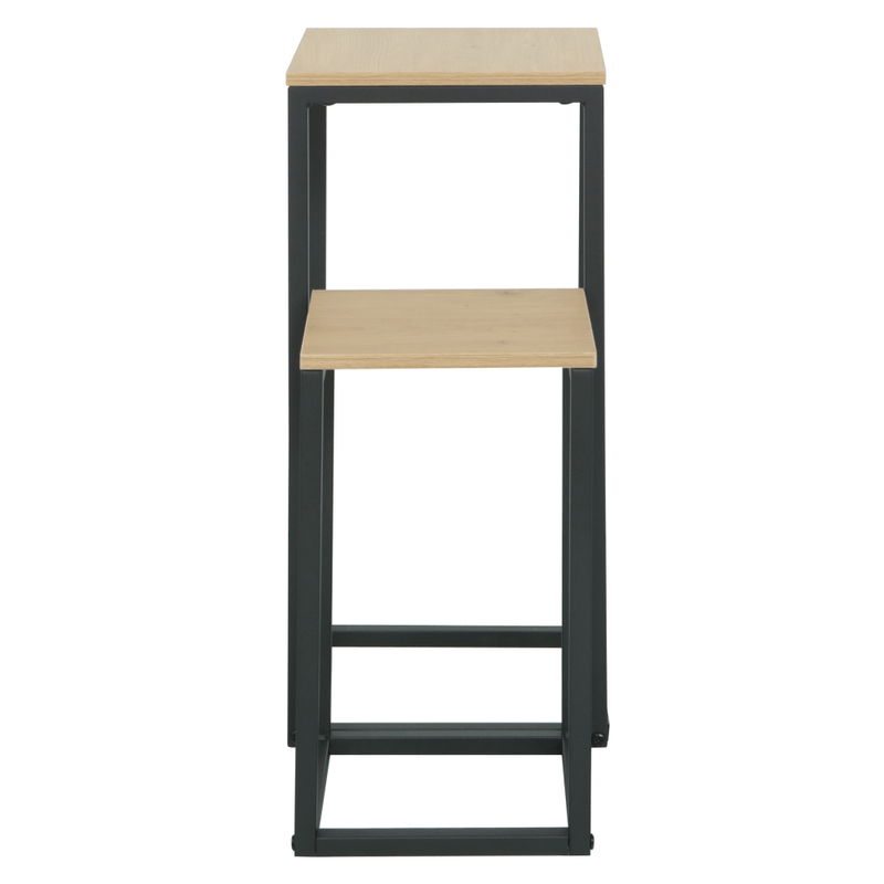 Casa si Gradina - Mobilier - Comode si corpuri - Console - Masute auxiliare, set de 2 buc., stejar/negru, TOLSOS - Infinity.ro
