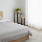 Casa si Gradina - Mobilier - Comode si corpuri - Console - Masute auxiliare, set de 2 buc., stejar/negru, TOLSOS - Infinity.ro