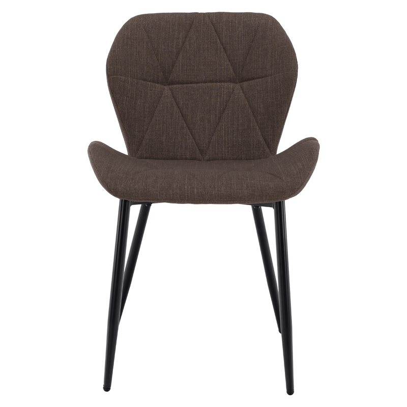 Casa si Gradina - Mobilier - Scaune si fotolii - Scaune - Scaun dining, maro/negru, MAKENA TIP 2 - Infinity.ro