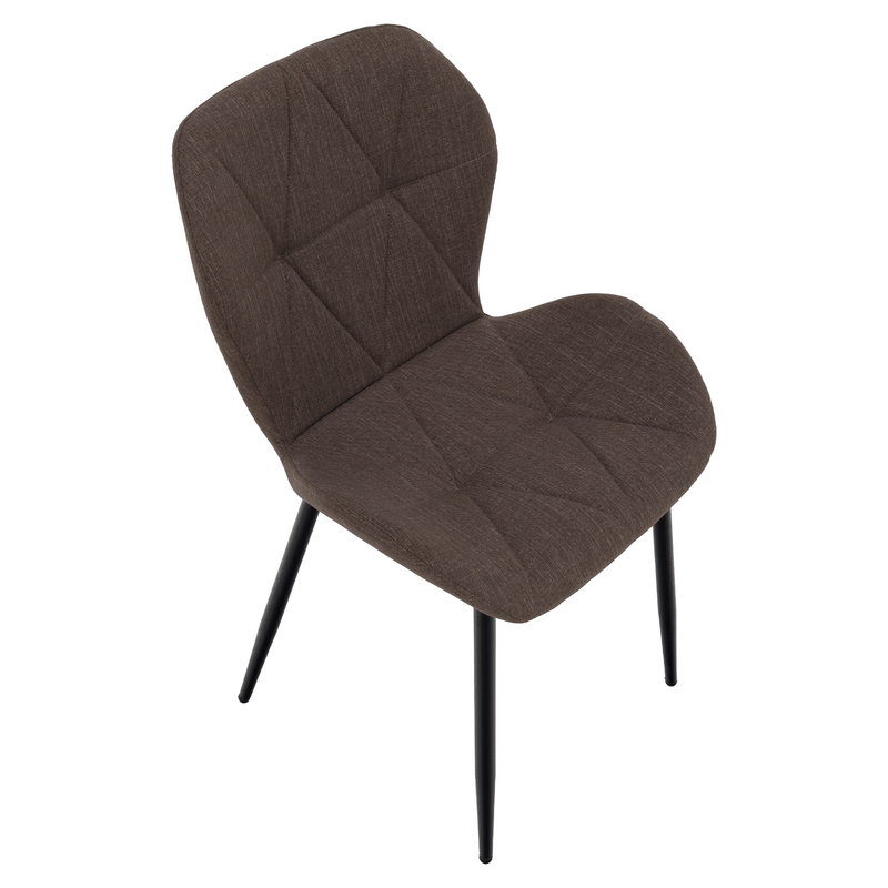 Casa si Gradina - Mobilier - Scaune si fotolii - Scaune - Scaun dining, maro/negru, MAKENA TIP 2 - Infinity.ro