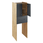 Casa si Gradina - Mobilier - Mobilier baie - Corpuri baie - Dulap adanc deasupra masinii de spalat, stejar artisan/grafit, NATALI TYP 9 - Infinity.ro
