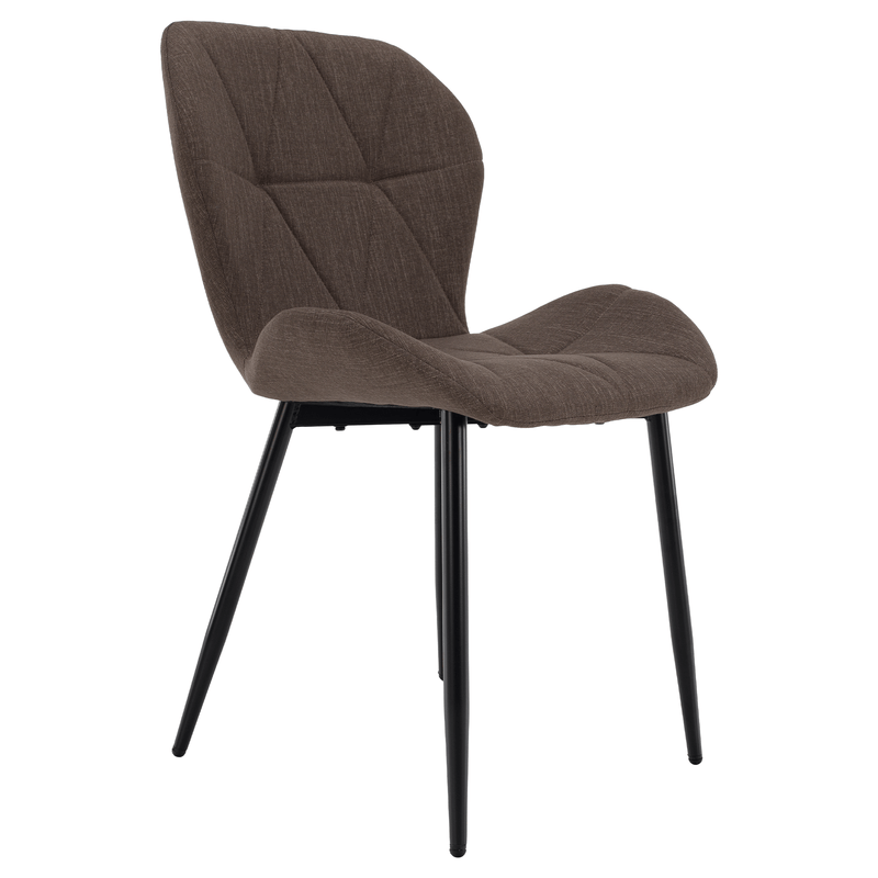 Casa si Gradina - Mobilier - Scaune si fotolii - Scaune - Scaun dining, maro/negru, MAKENA TIP 2 - Infinity.ro