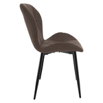 Casa si Gradina - Mobilier - Scaune si fotolii - Scaune - Scaun dining, maro/negru, MAKENA TIP 2 - Infinity.ro