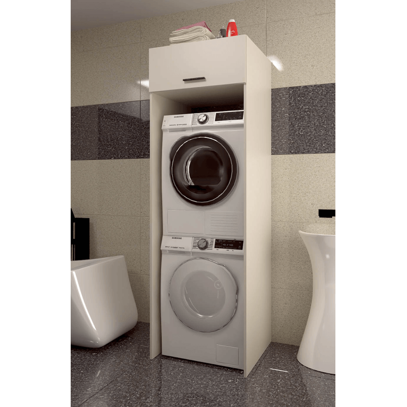 Casa si Gradina - Mobilier - Mobilier baie - Corpuri baie - Dulap deasupra masinii de spalat si uscator, casmir, JERGI - Infinity.ro