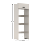 Casa si Gradina - Mobilier - Mobilier baie - Corpuri baie - Dulap deasupra masinii de spalat si uscator, casmir, JERGI - Infinity.ro