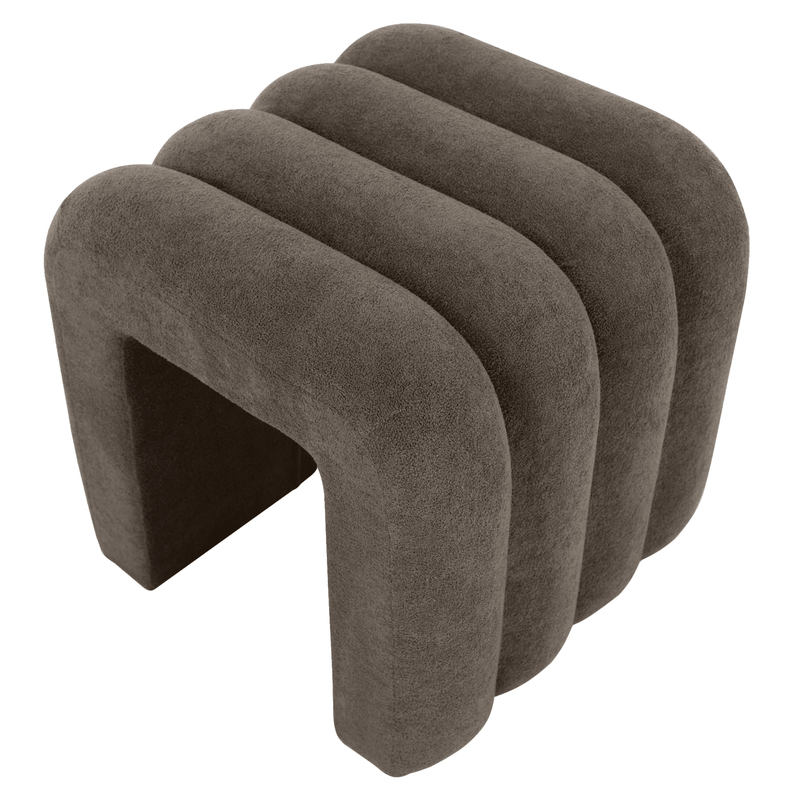 Casa si Gradina - Mobilier - Scaune si fotolii - Tabureti - Taburet de design, tesatura maro, SUNDO - Infinity.ro