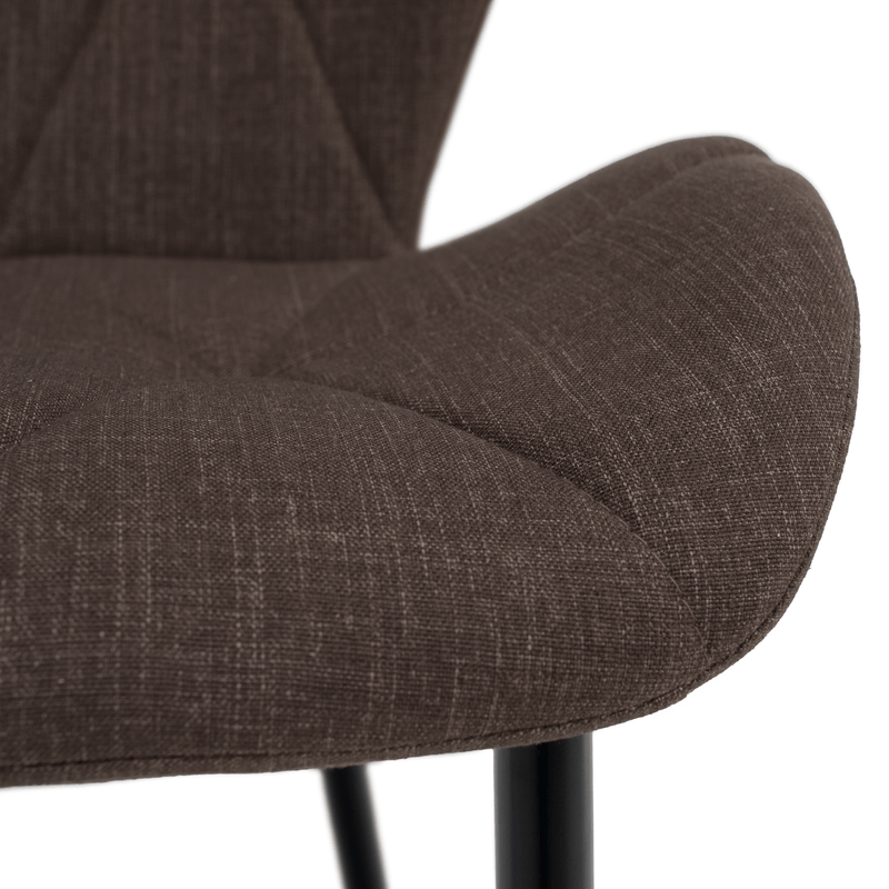 Casa si Gradina - Mobilier - Scaune si fotolii - Scaune - Scaun dining, maro/negru, MAKENA TIP 2 - Infinity.ro