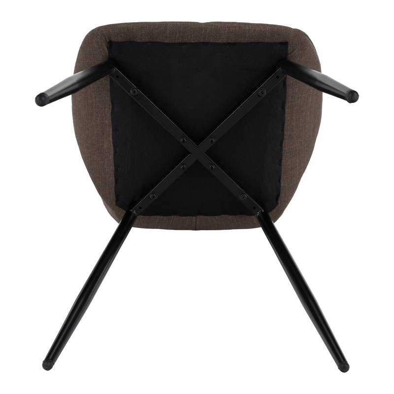 Casa si Gradina - Mobilier - Scaune si fotolii - Scaune - Scaun dining, maro/negru, MAKENA TIP 2 - Infinity.ro