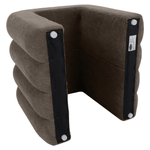 Casa si Gradina - Mobilier - Scaune si fotolii - Tabureti - Taburet de design, tesatura maro, SUNDO - Infinity.ro