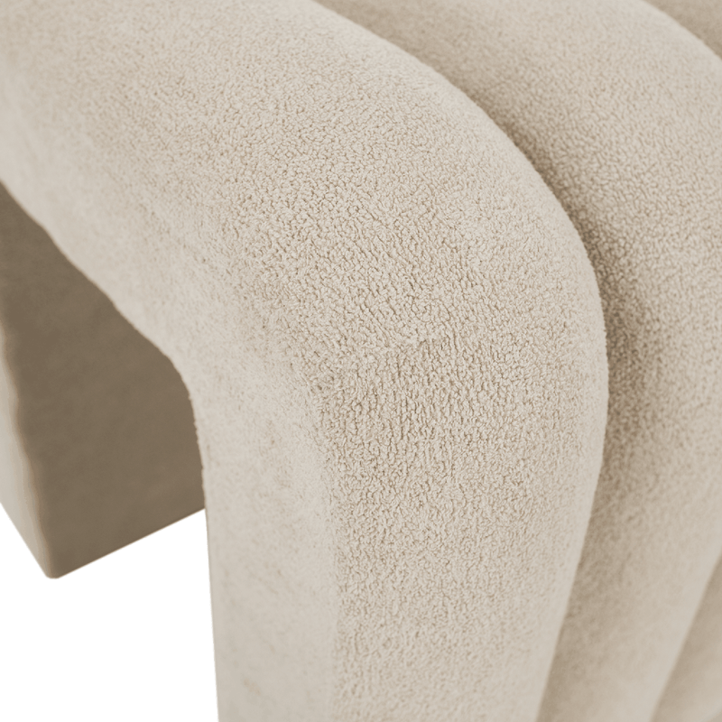 Casa si Gradina - Mobilier - Scaune si fotolii - Tabureti - Taburet de design, tesatura bej, SUNDO - Infinity.ro