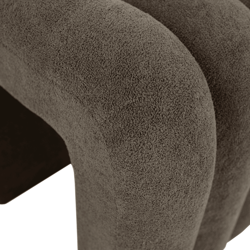 Casa si Gradina - Mobilier - Scaune si fotolii - Tabureti - Taburet de design, tesatura maro, SUNDO - Infinity.ro