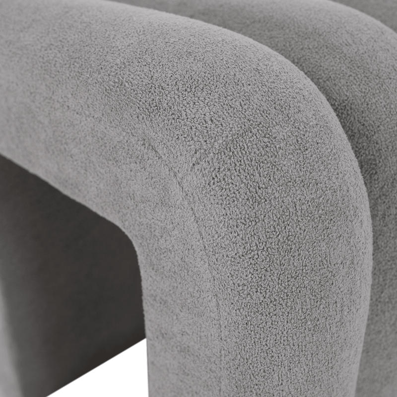 Casa si Gradina - Mobilier - Scaune si fotolii - Tabureti - Taburet de design, tesatura gri, SUNDO - Infinity.ro