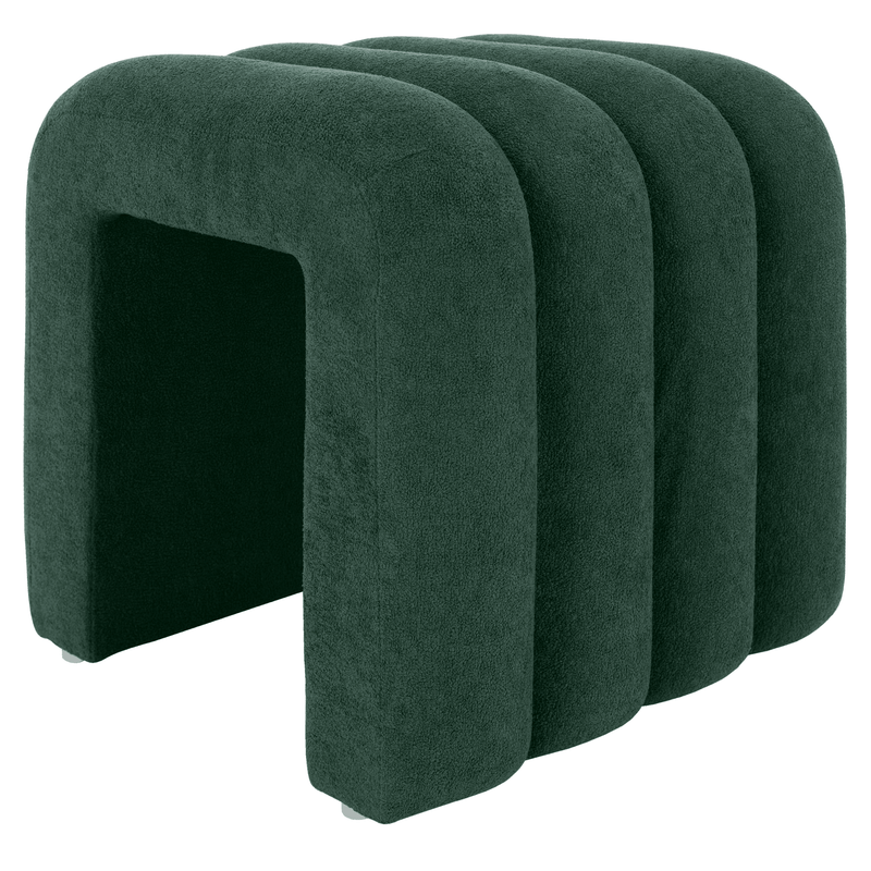 Casa si Gradina - Mobilier - Scaune si fotolii - Tabureti - Taburet de design, tesatura verde inchis, SUNDO - Infinity.ro