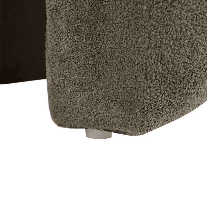 Casa si Gradina - Mobilier - Scaune si fotolii - Tabureti - Taburet de design, tesatura maro, SUNDO - Infinity.ro