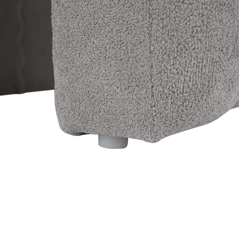 Casa si Gradina - Mobilier - Scaune si fotolii - Tabureti - Taburet de design, tesatura gri, SUNDO - Infinity.ro